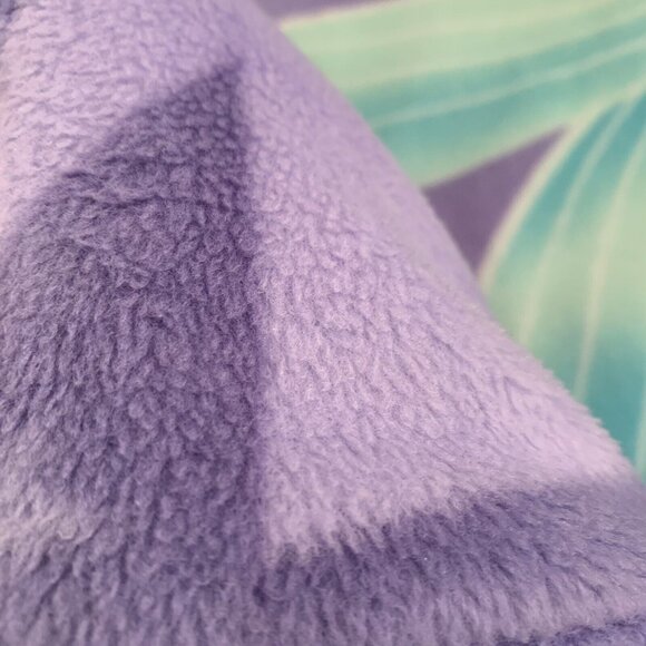 Disney Little Mermaid Ariel Fleece Blanket Zip Up Sleeping Bag 58” X 24” Purple - Picture 7 of 11